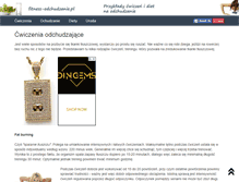 Tablet Screenshot of fitness-odchudzanie.pl